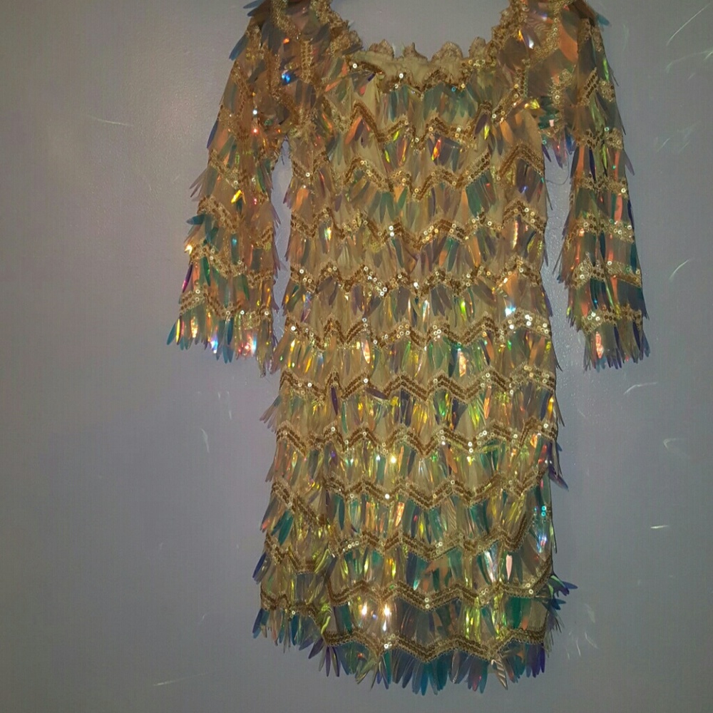 Tassel Sequin Romper